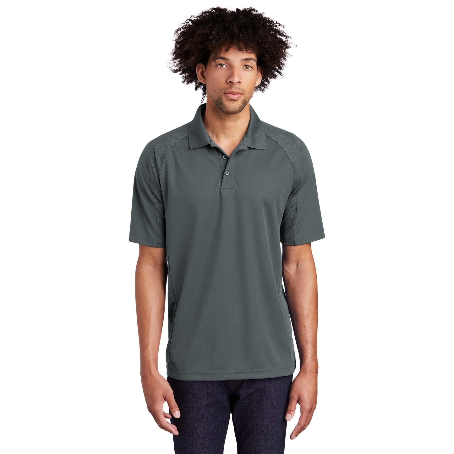 Black Polo Shirt - Sport-Tek - Dri-Mesh Comfort Fit