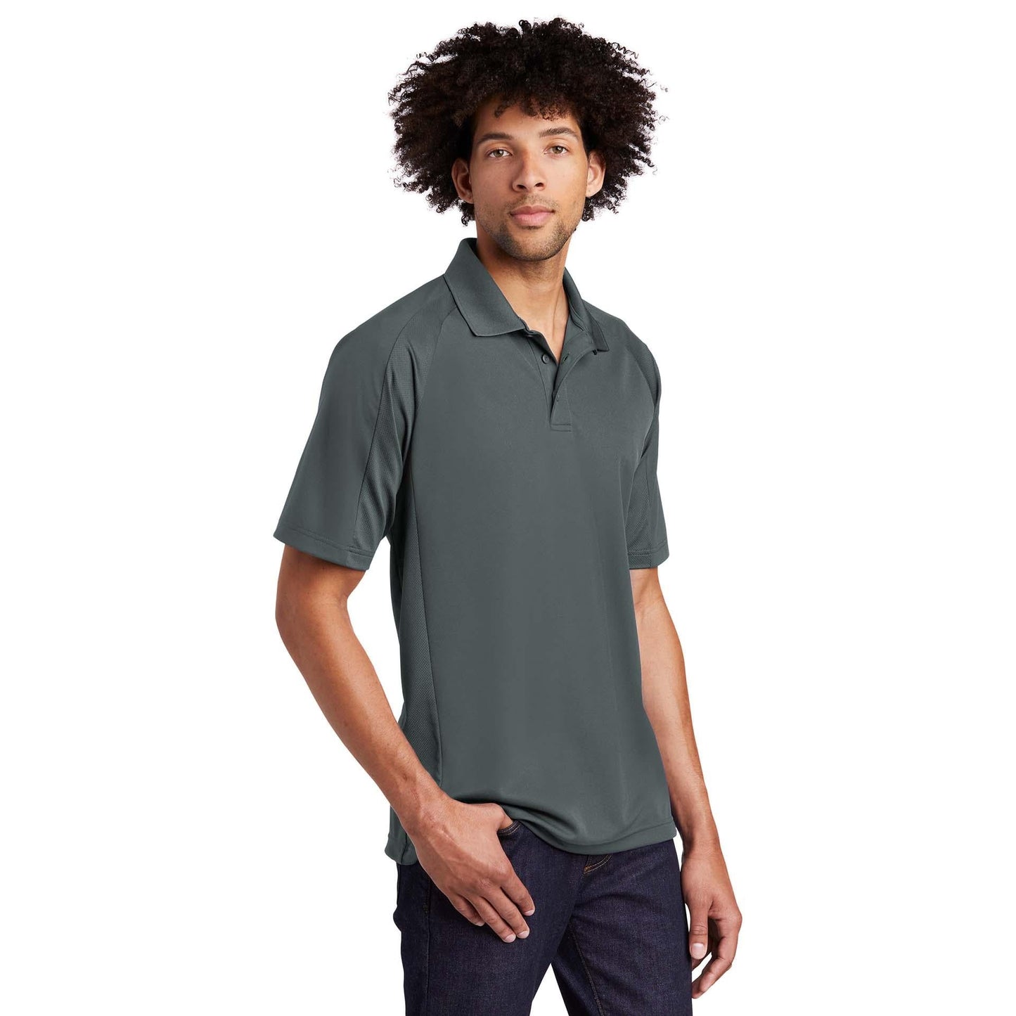Black Polo Shirt - Sport-Tek - Dri-Mesh Comfort Fit