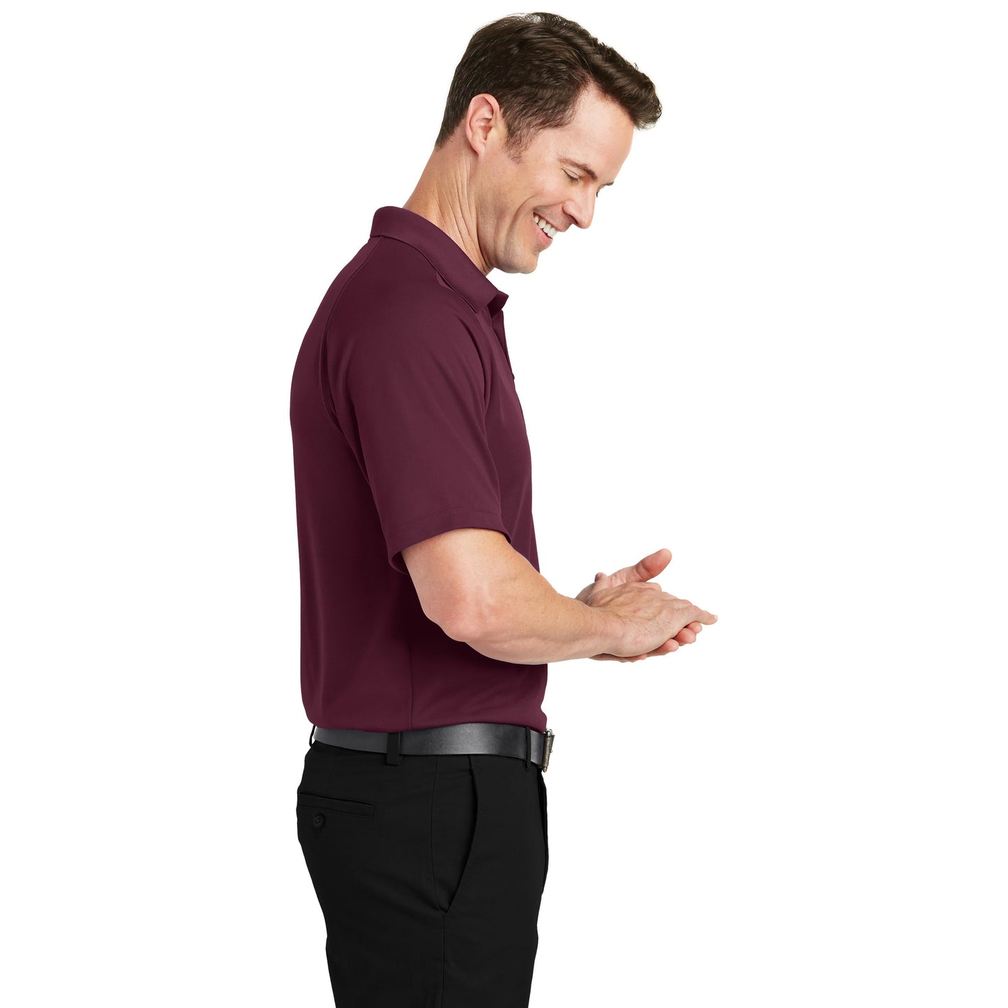 Black Polo Shirt - Sport-Tek - Comfortable Polyester