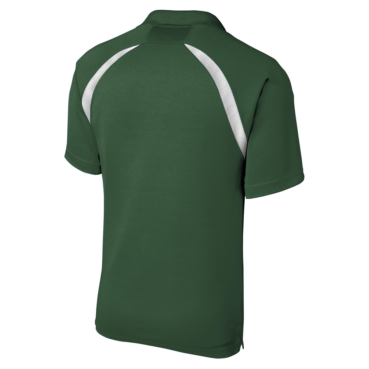 Black/White Polo Shirt - Sport-Tek - Colorblock Style