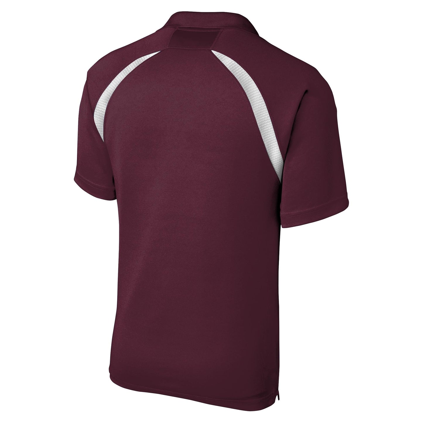 Black/White Polo Shirt - Sport-Tek - Colorblock Style