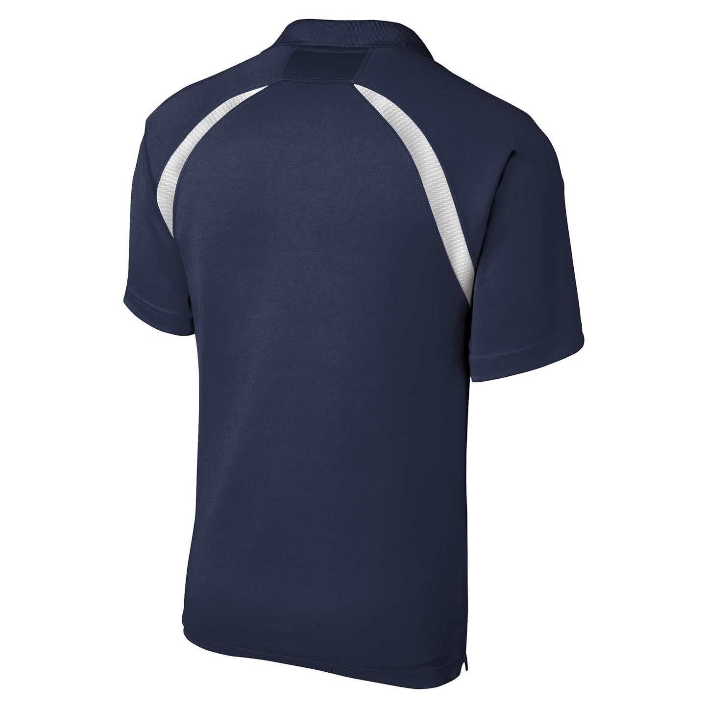 Black/White Polo Shirt - Sport-Tek - Colorblock Style