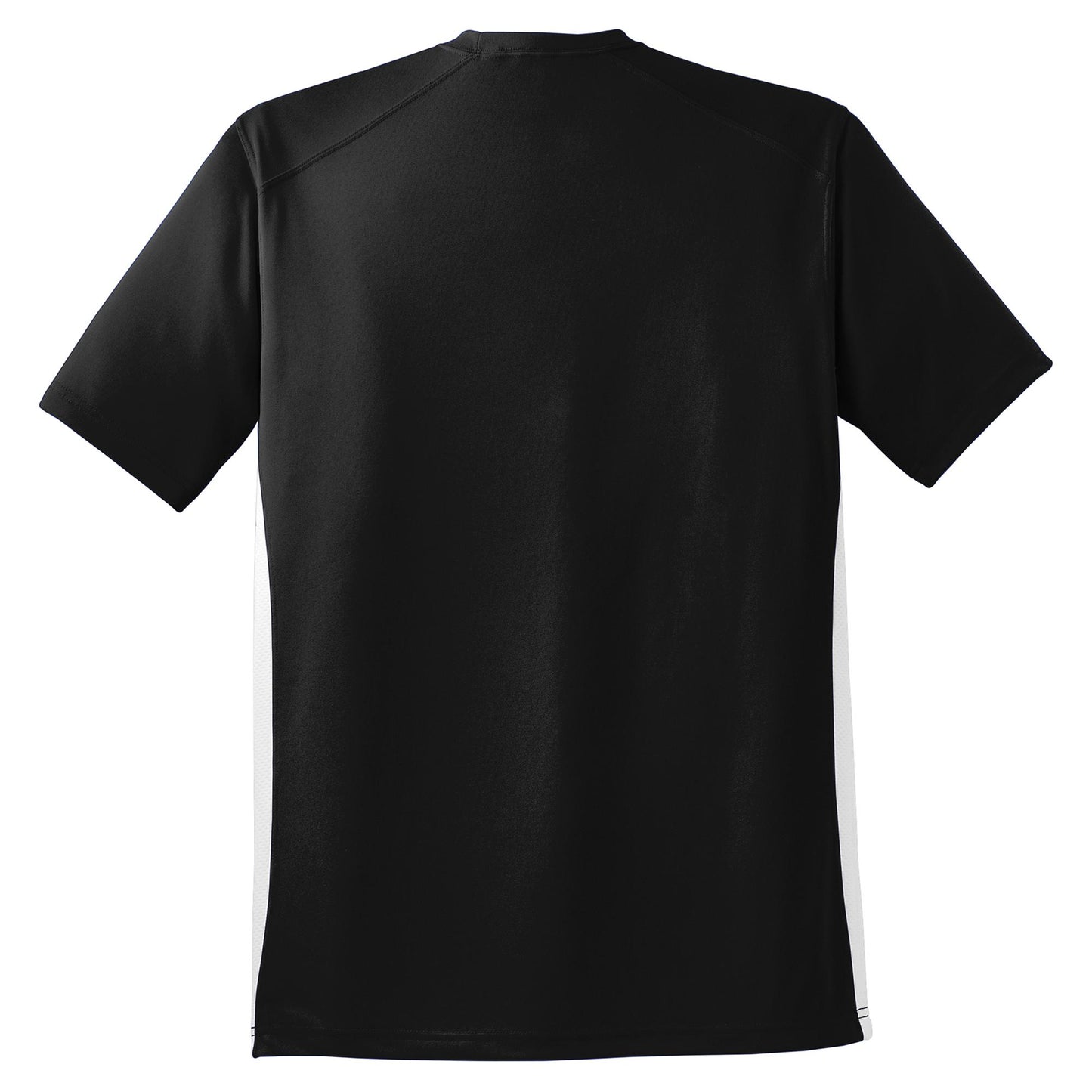Black/White T-Shirts - Sport-Tek - Athletic Fit