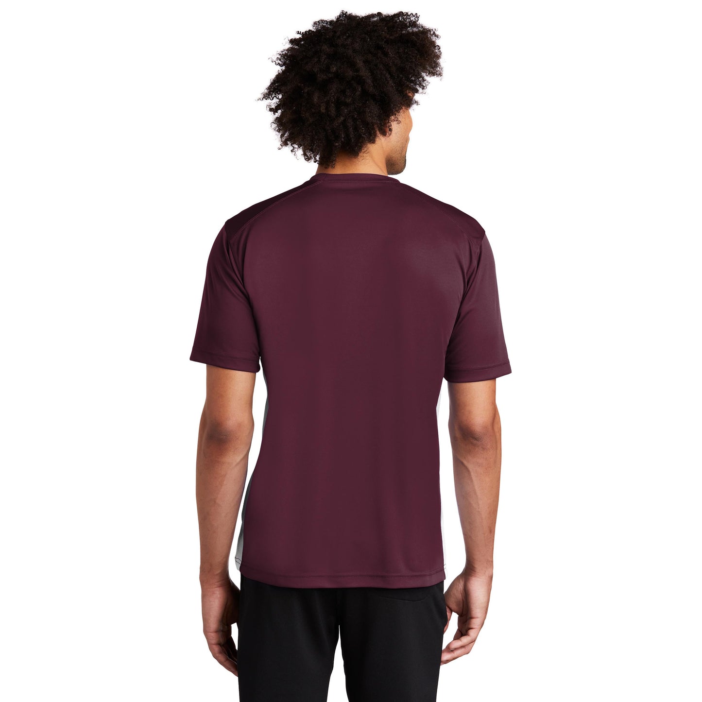 Black/White T-Shirts - Sport-Tek - Athletic Fit