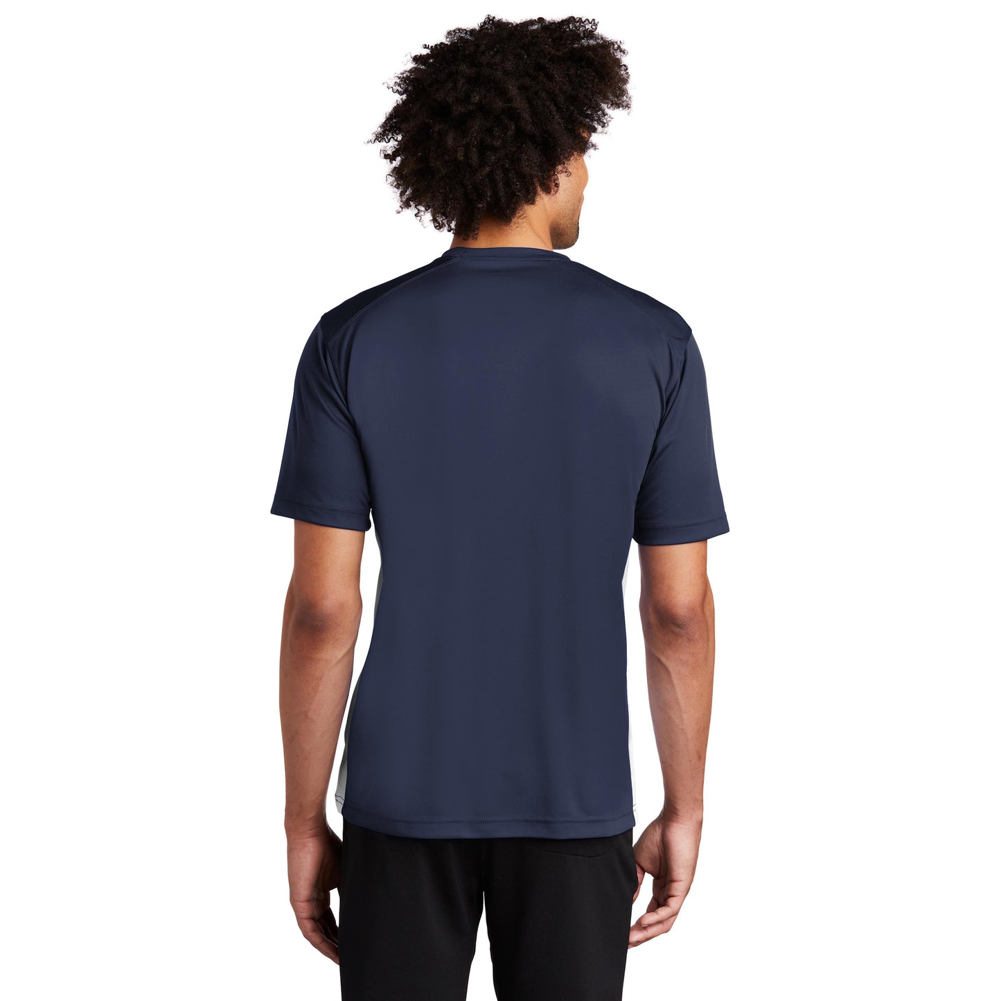 Black/White T-Shirts - Sport-Tek - Athletic Fit