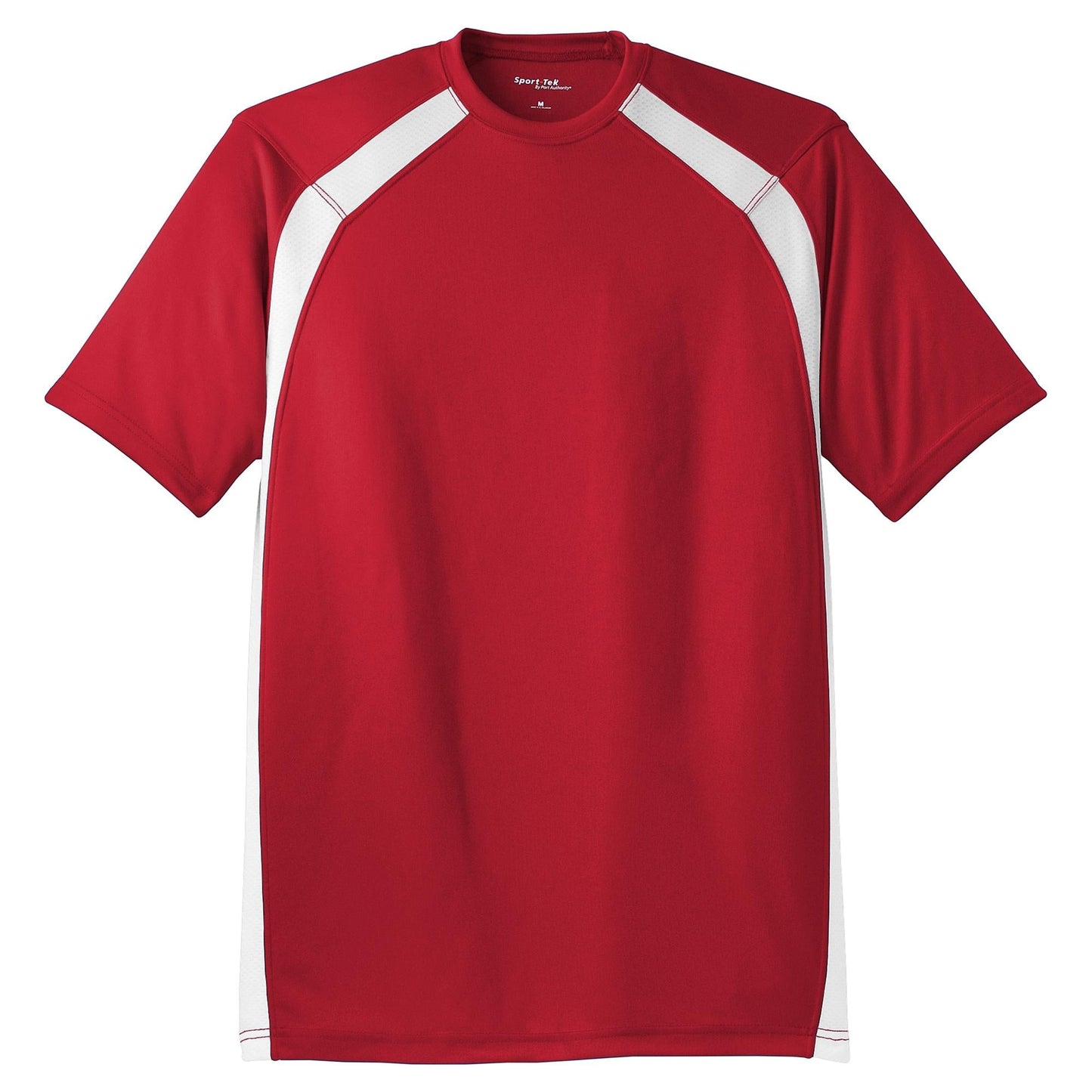 Black/White T-Shirts - Sport-Tek - Athletic Fit