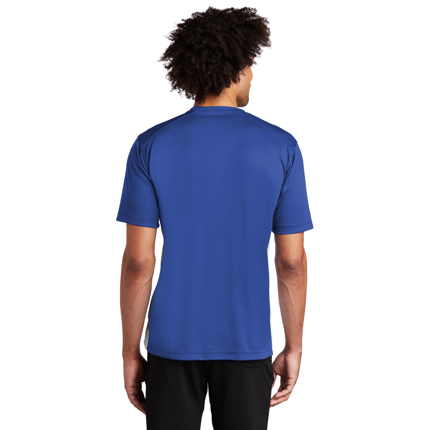 Black/White T-Shirts - Sport-Tek - Athletic Fit