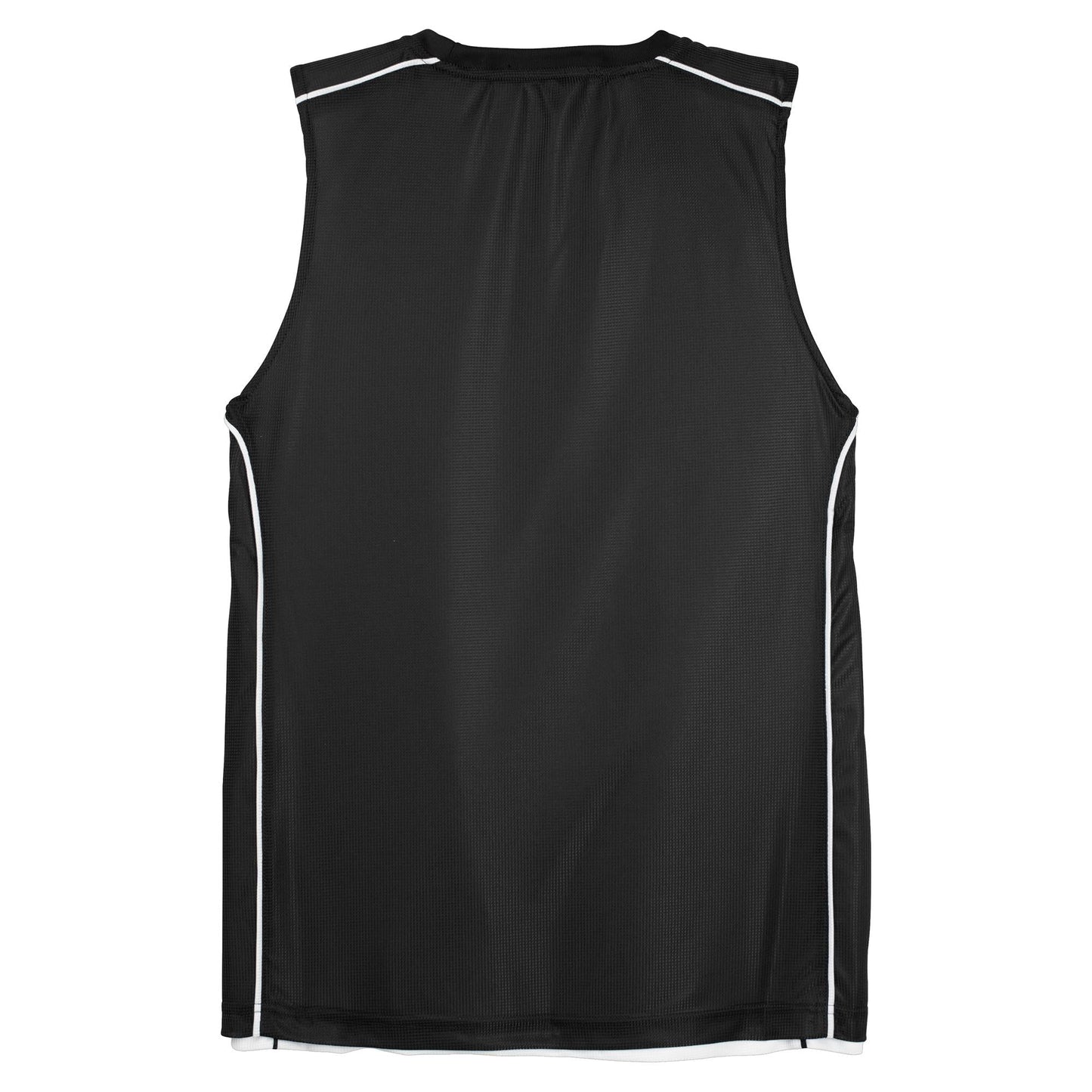 Black T-Shirts - Sport-Tek - Reversible Mesh Tee - Athletic Fit - Soft Fabric