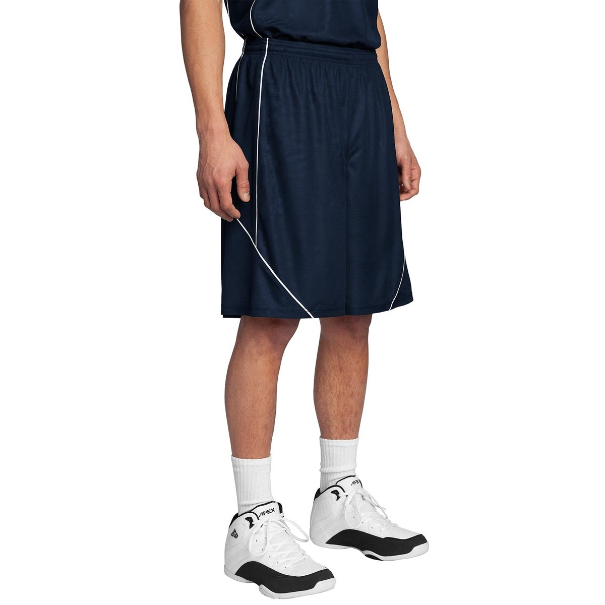 Black Shorts - Sport-Tek - Reversible Mesh Design