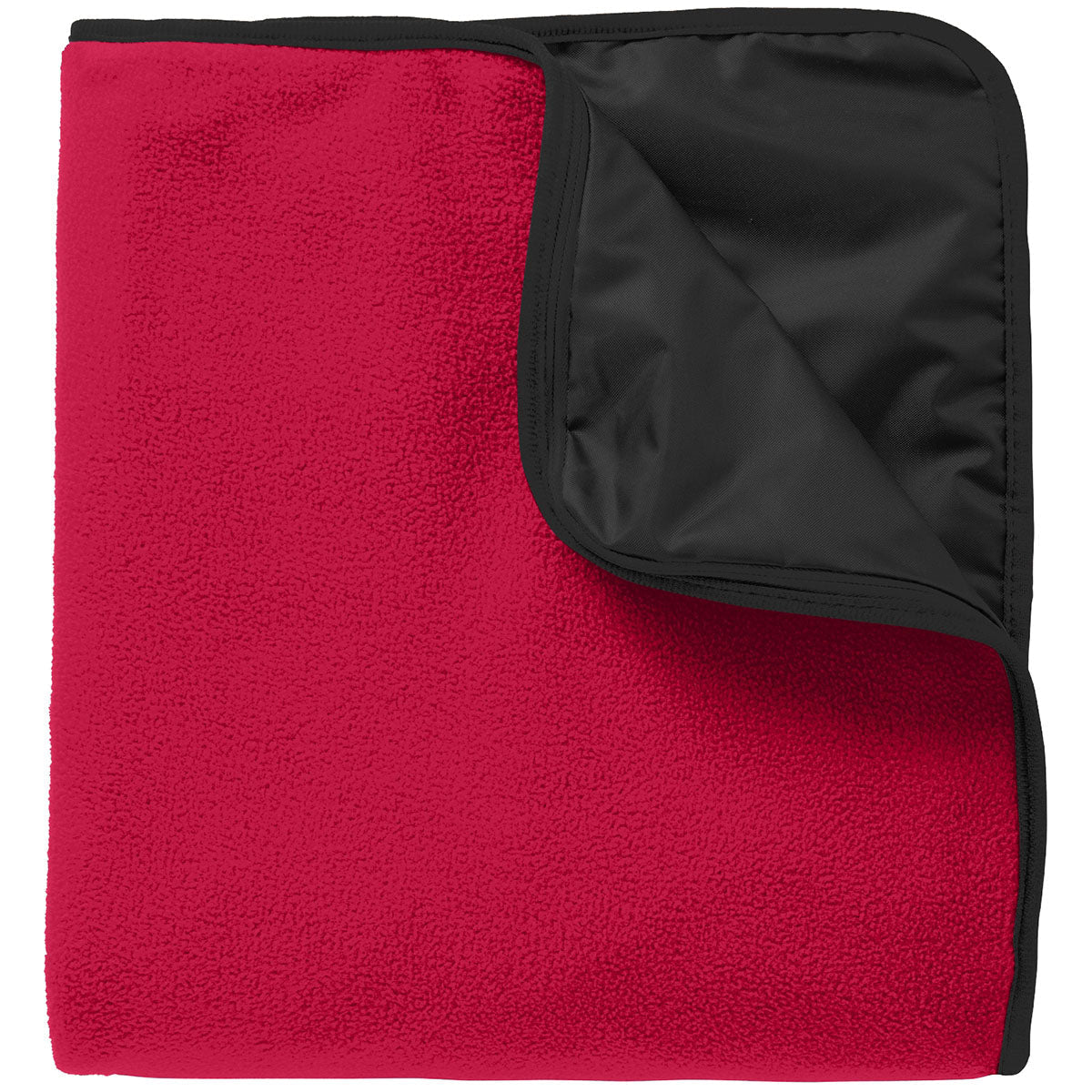 Lead Grey/Black Blanket - Port Authority - Cozy Fleece