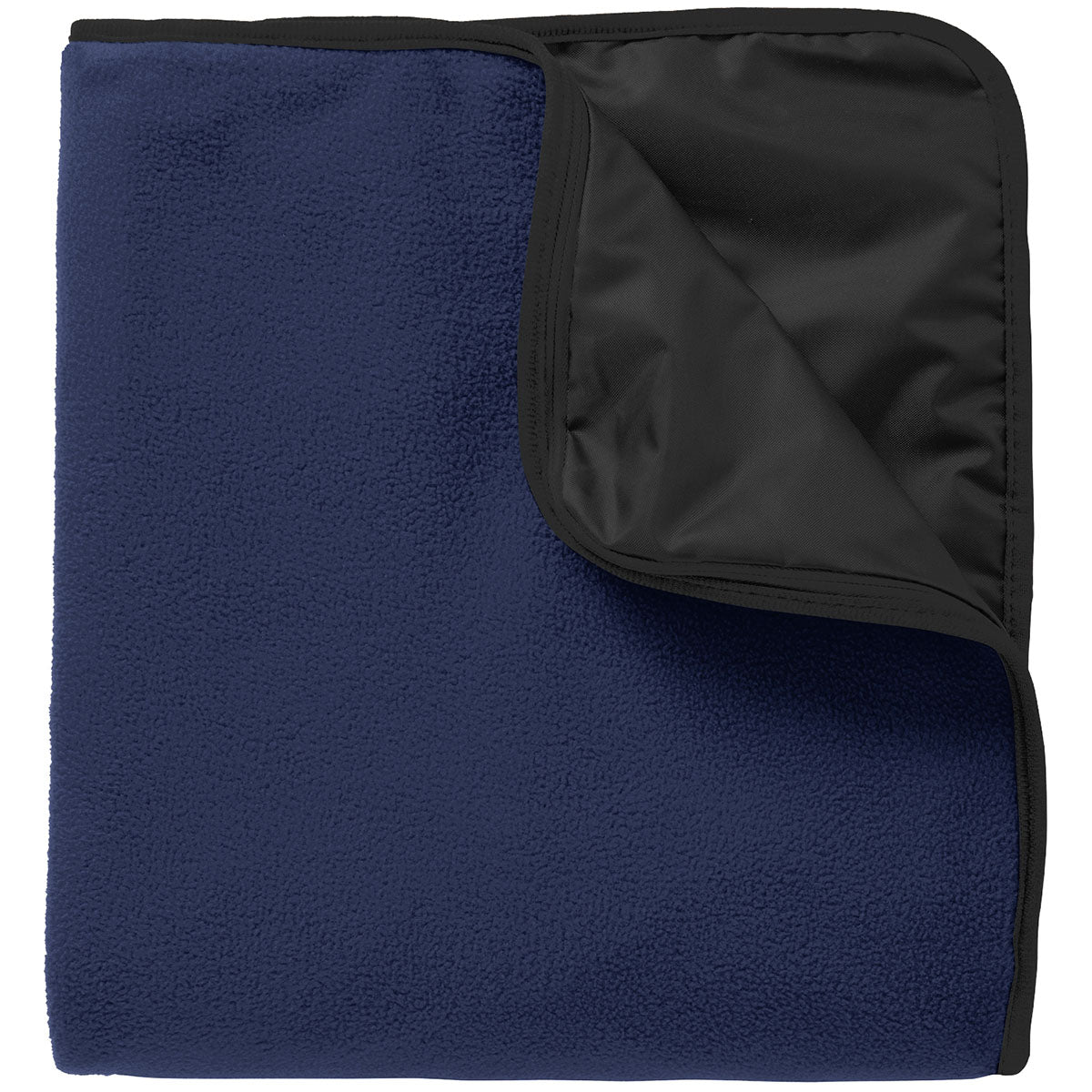 Lead Grey/Black Blanket - Port Authority - Cozy Fleece