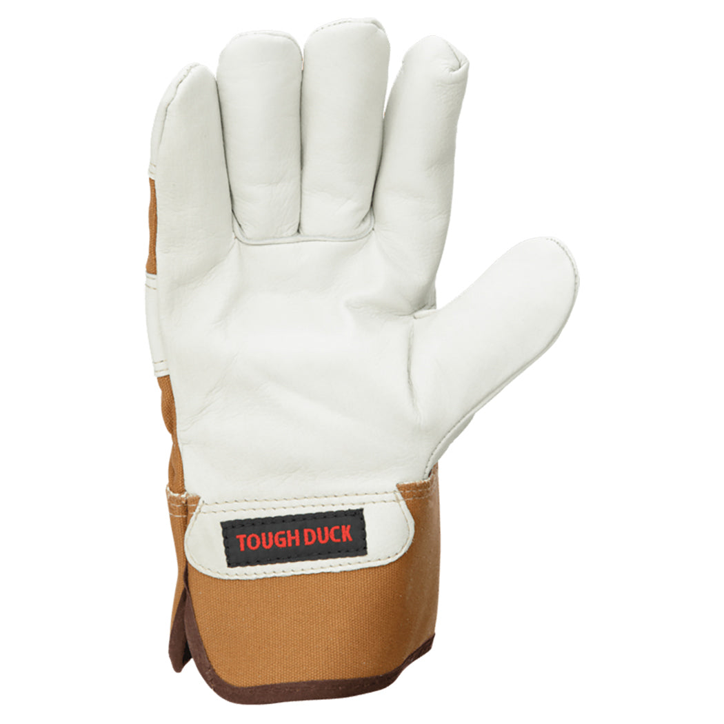 Brown Leather Gloves - Tough Duck - Durable Fitters