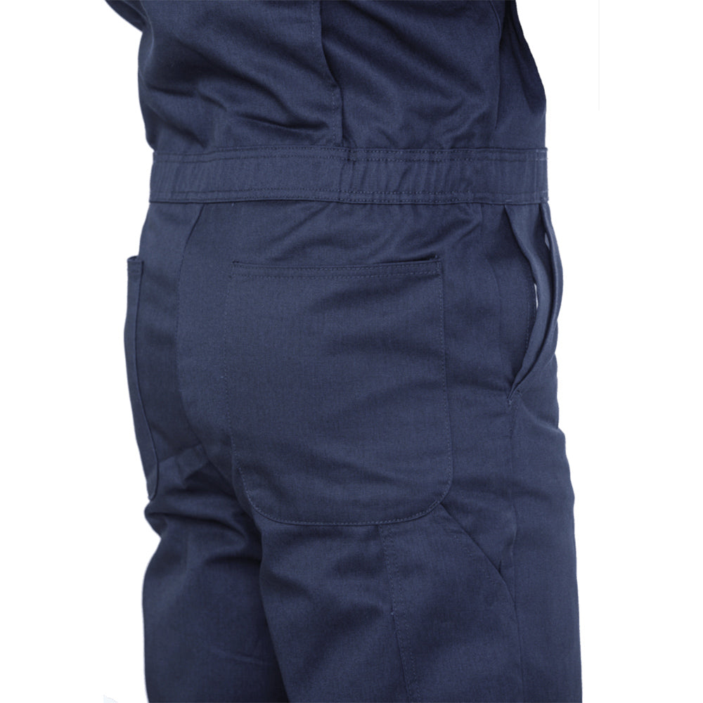 Navy Coveralls - Tough Duck - Durable Twill Fabric