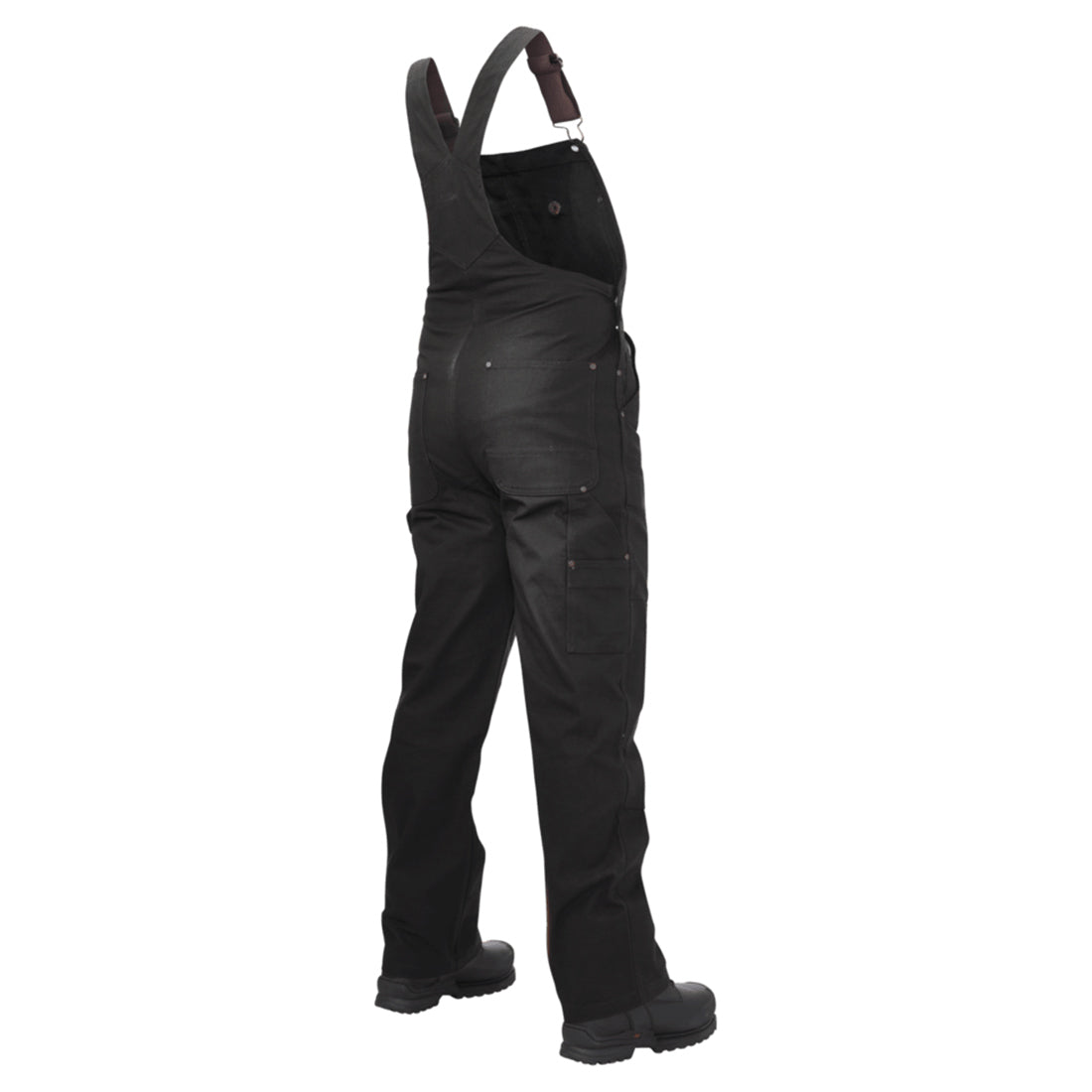 Black Overalls - Tough Duck - Durable Cotton Design