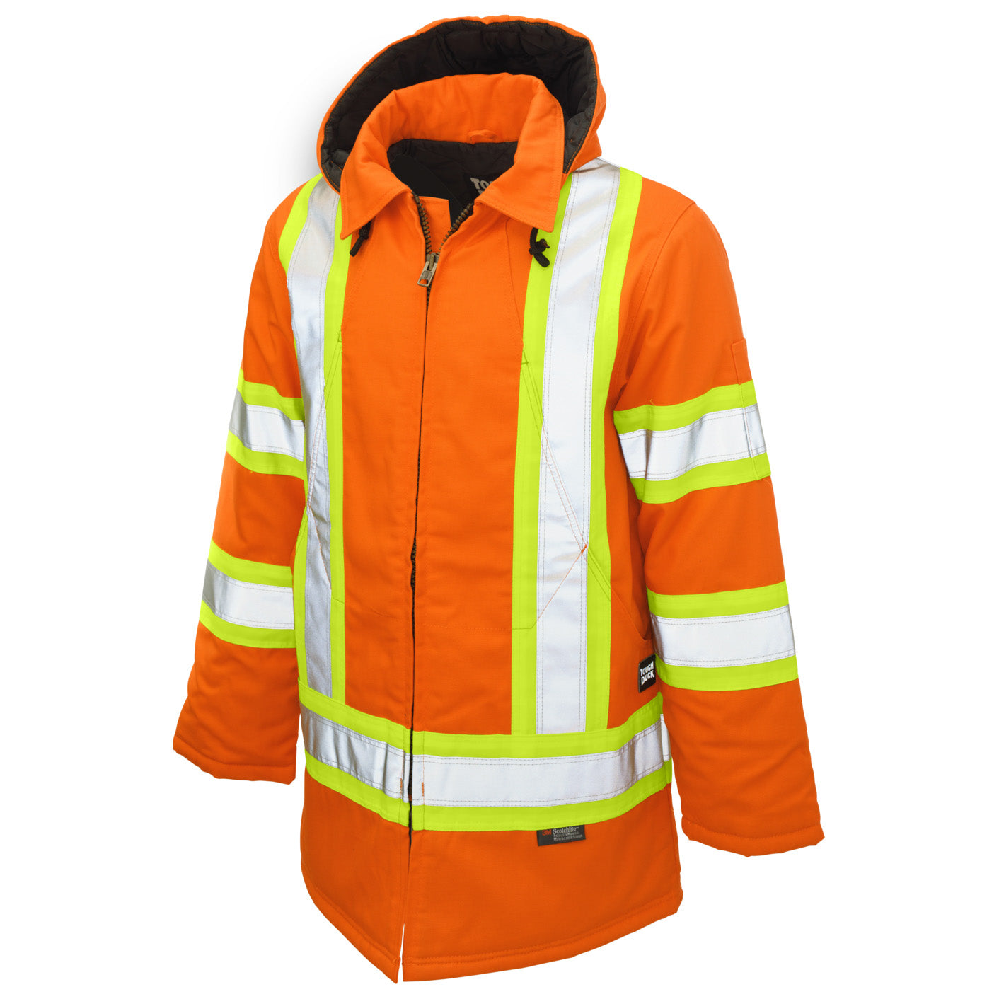 Black Safety Jackets - Tough Duck - Durable Insulated Parka