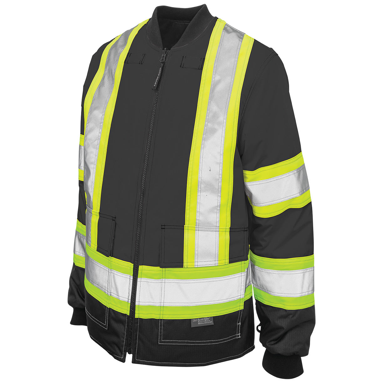 Black Safety Jackets - Tough Duck - Waterproof Comfort