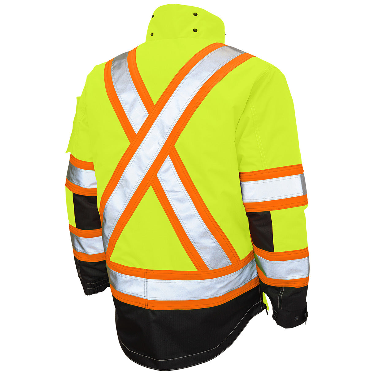 Black Safety Jackets - Tough Duck - Waterproof Comfort