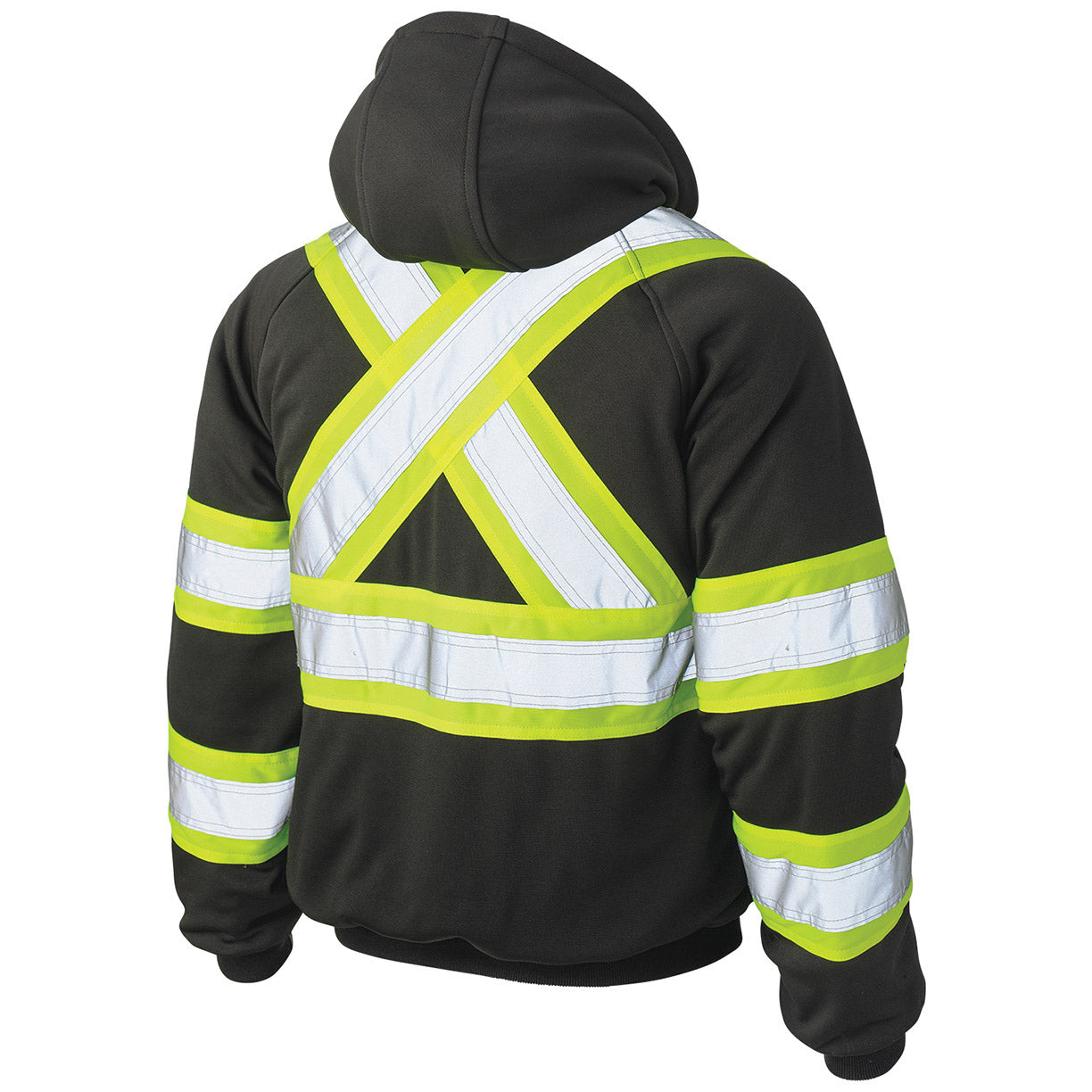 Black Safety Sweatshirts - Tough Duck - Fleece Insulated