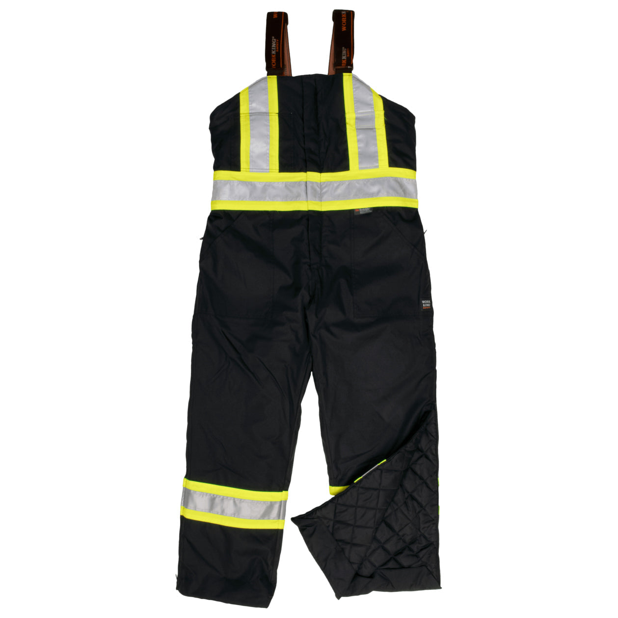 Black Insulated Overalls - Tough Duck - Poly Oxford