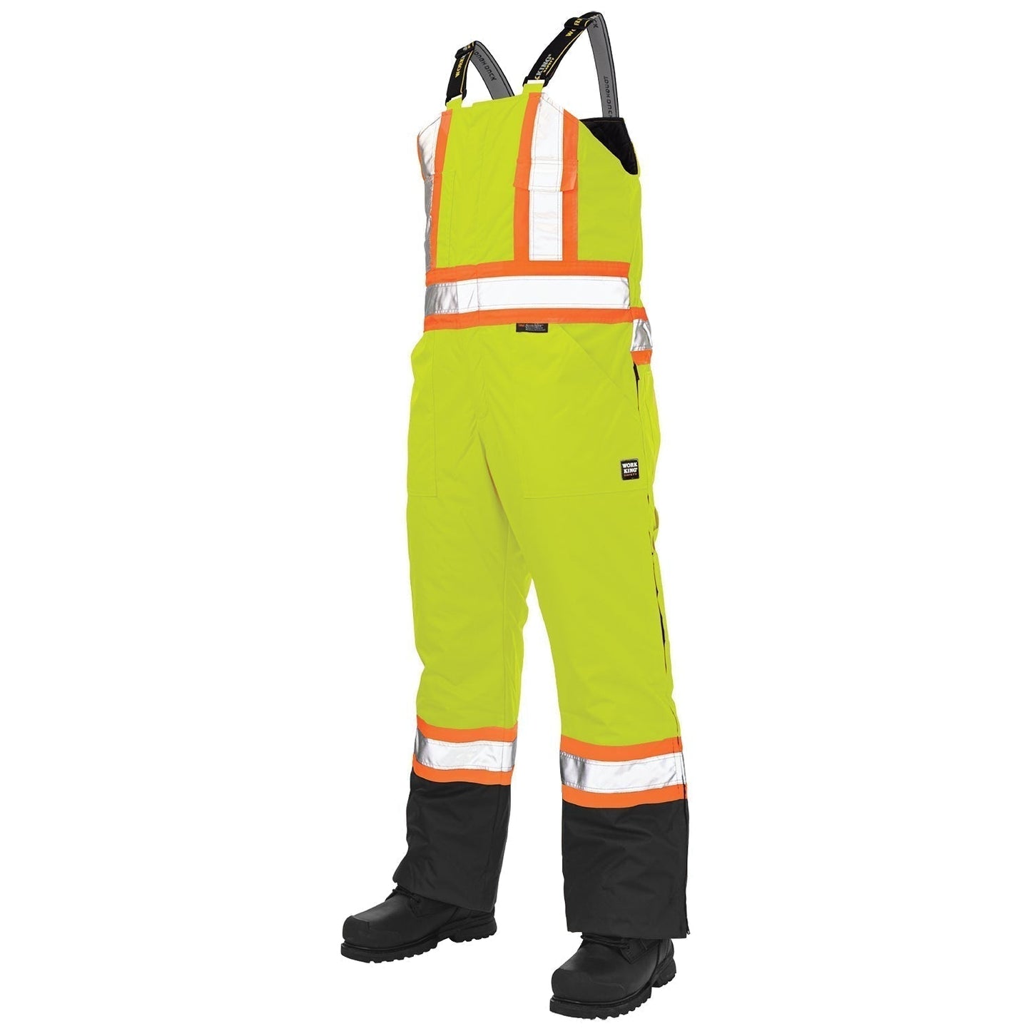 Black Insulated Overalls - Tough Duck - Poly Oxford