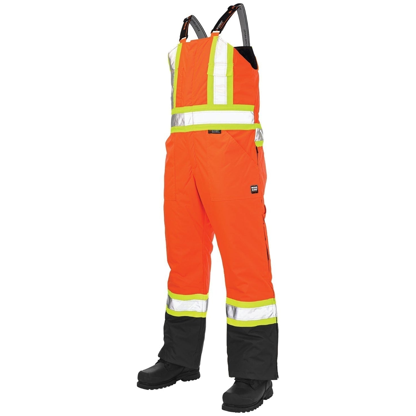 Black Insulated Overalls - Tough Duck - Poly Oxford