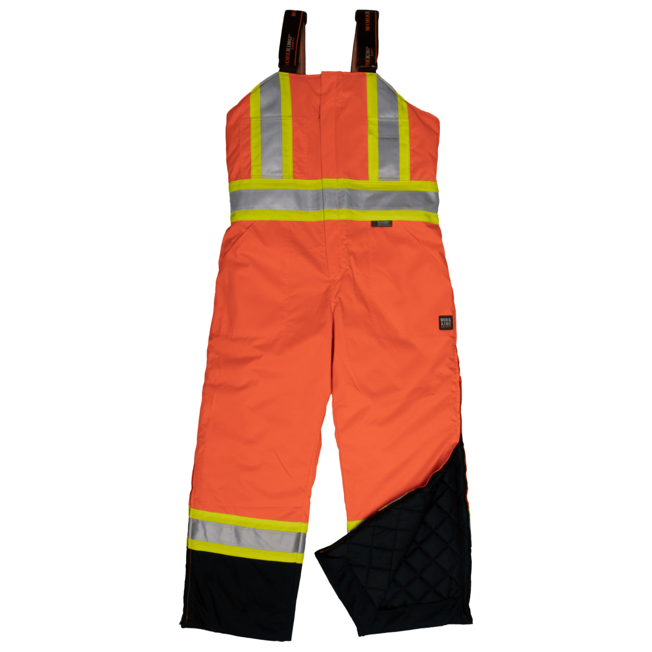 Black Insulated Overalls - Tough Duck - Poly Oxford