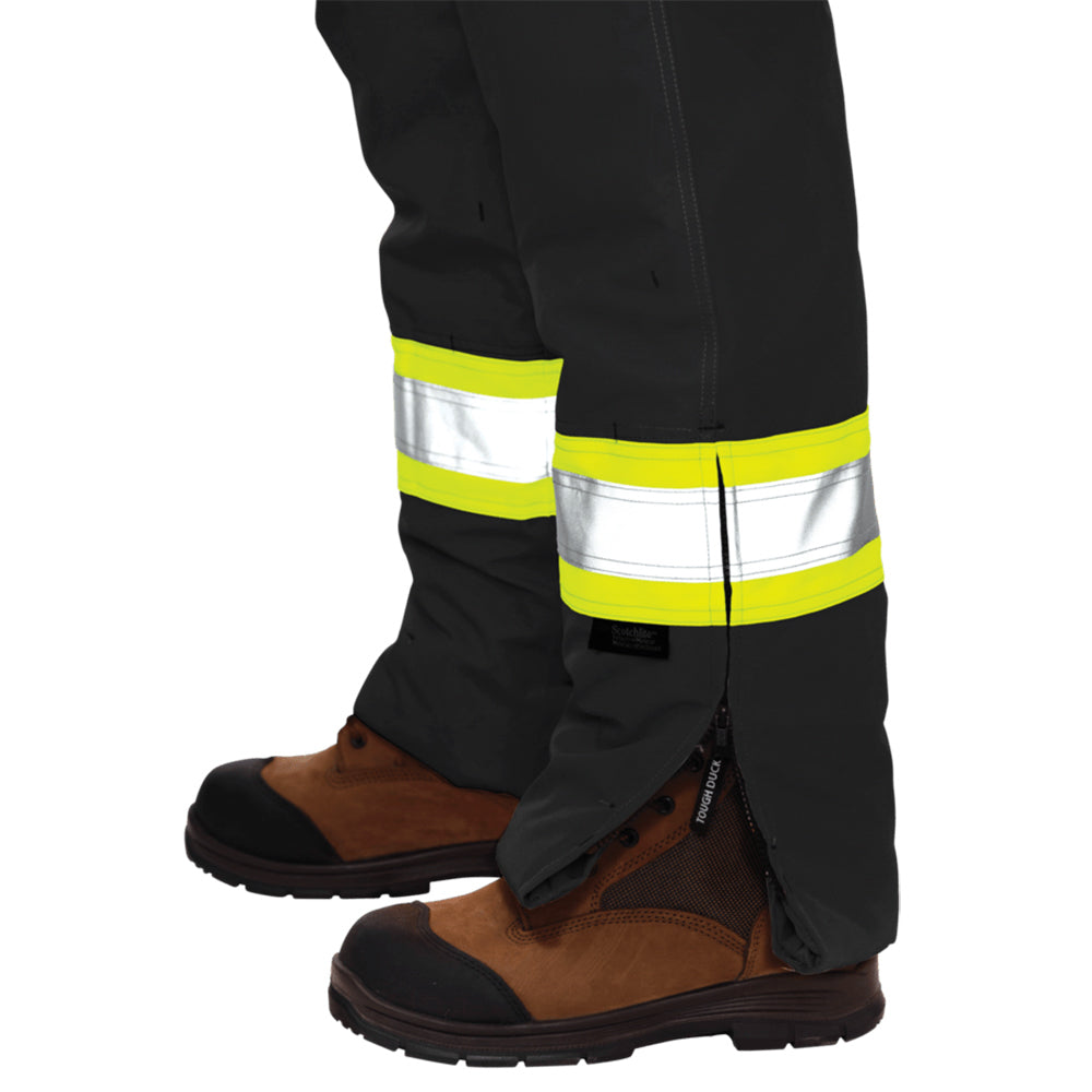 Black Insulated Bib Overalls - Tough Duck - Waterproof Flex
