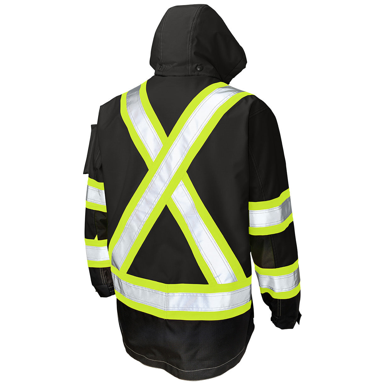 Black Safety Jackets - Tough Duck - Waterproof Shell