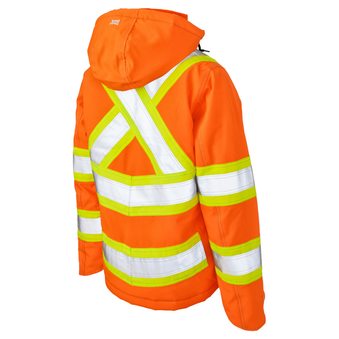 Black Insulated Jacket - Tough Duck - Reflective Material