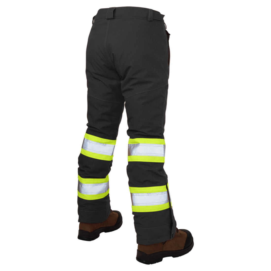 Black Safety Pants - Tough Duck - Insulated Flex