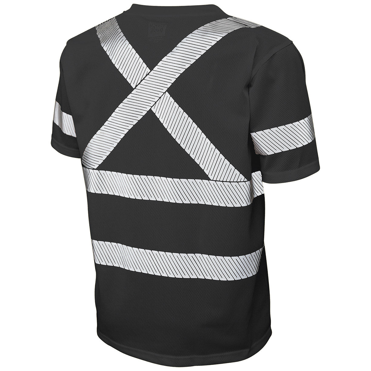 Black Safety Shirts - Tough Duck - Micro Mesh Short Sleeve