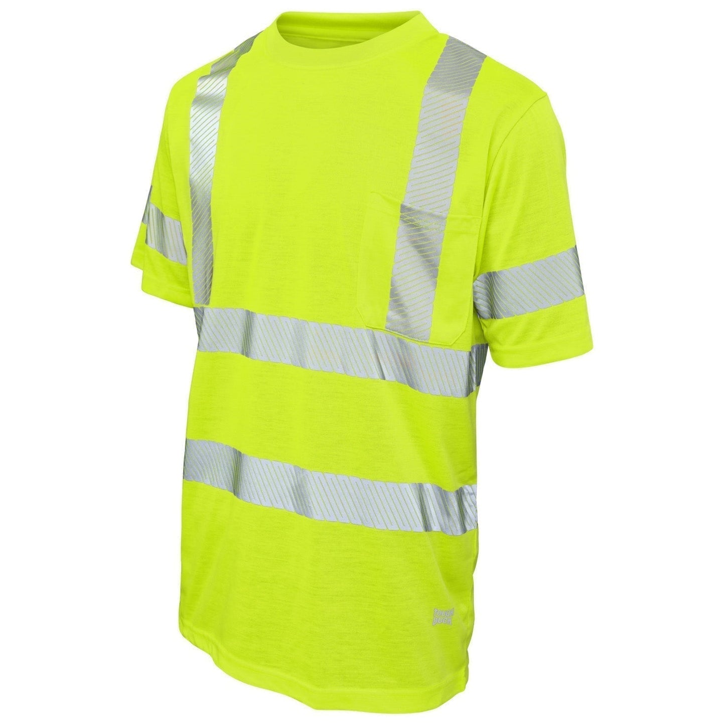 Black Safety Shirts - Tough Duck - Reflective Polyester