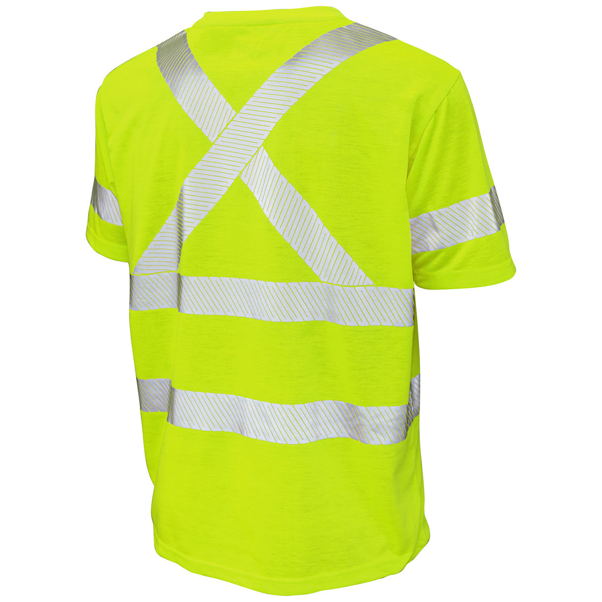 Black Safety Shirts - Tough Duck - Reflective Polyester