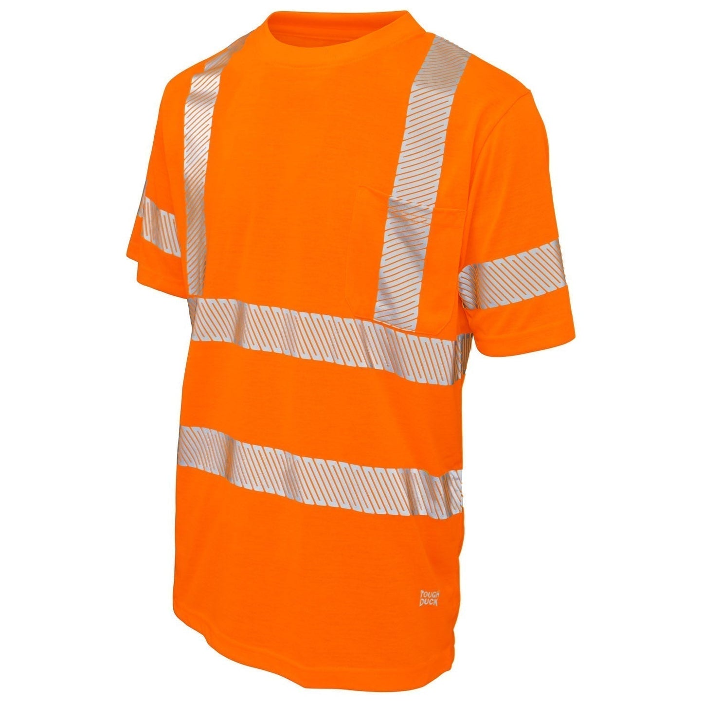 Black Safety Shirts - Tough Duck - Reflective Polyester