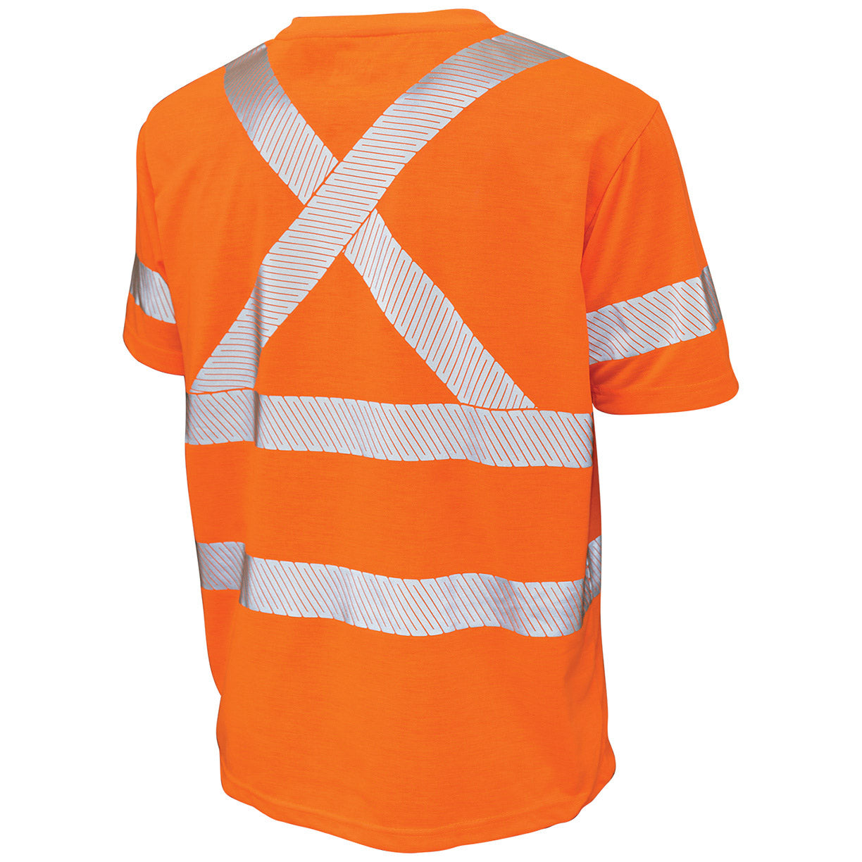Black Safety Shirts - Tough Duck - Reflective Polyester