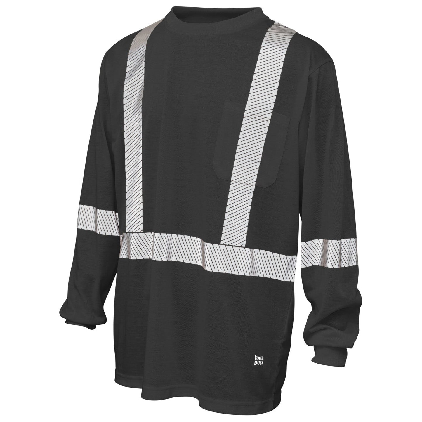 Black Safety Shirt - Tough Duck - Comfortable Fit