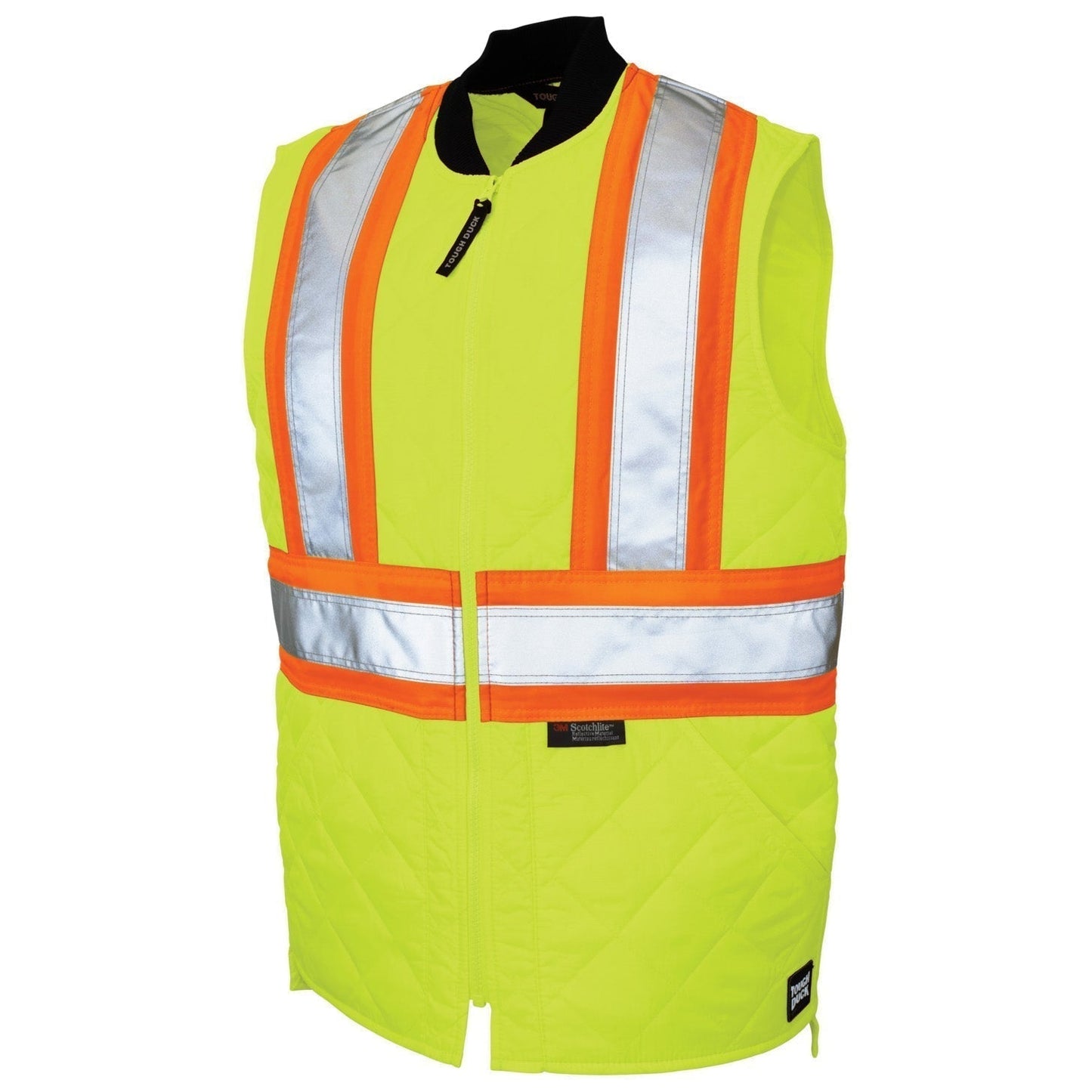 Black Safety Vests - Tough Duck - Lightweight Insulated