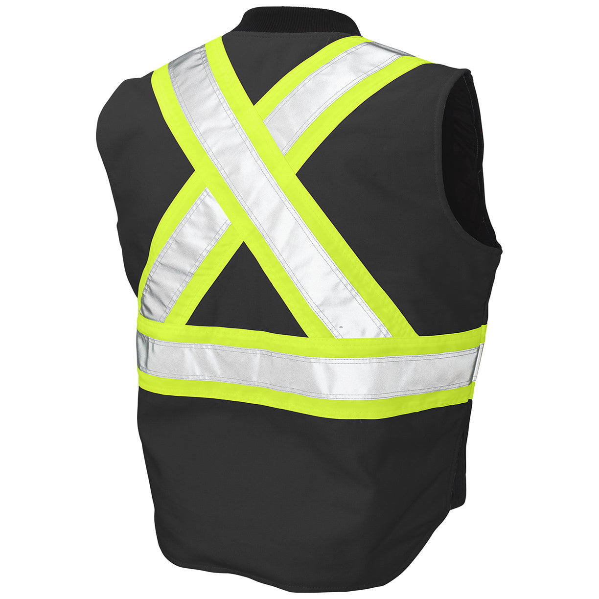 Black Safety Vests - Tough Duck - Reflective Material