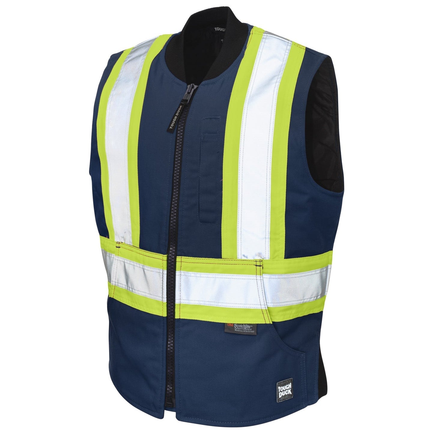 Black Safety Vests - Tough Duck - Reflective Material