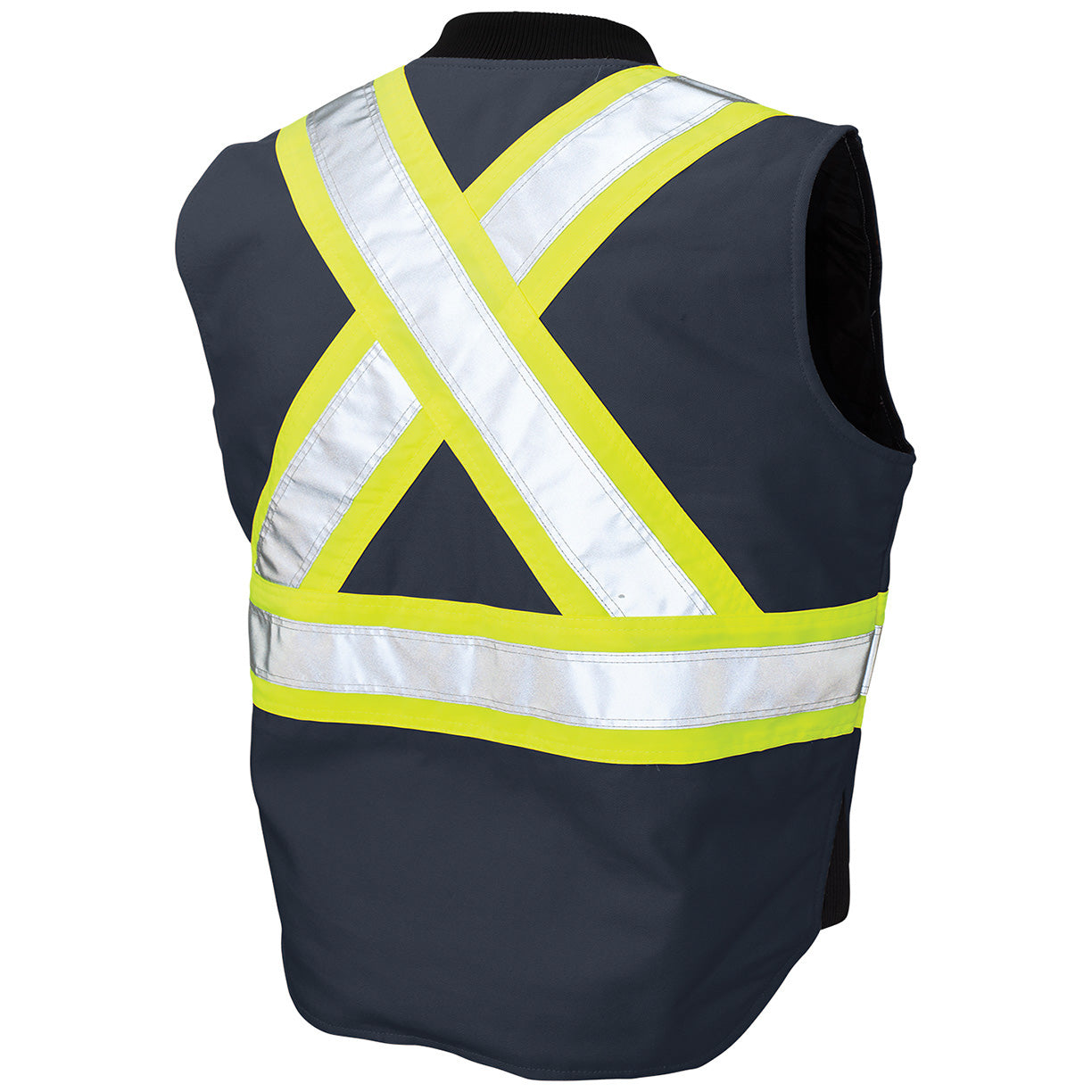 Black Safety Vests - Tough Duck - Reflective Material