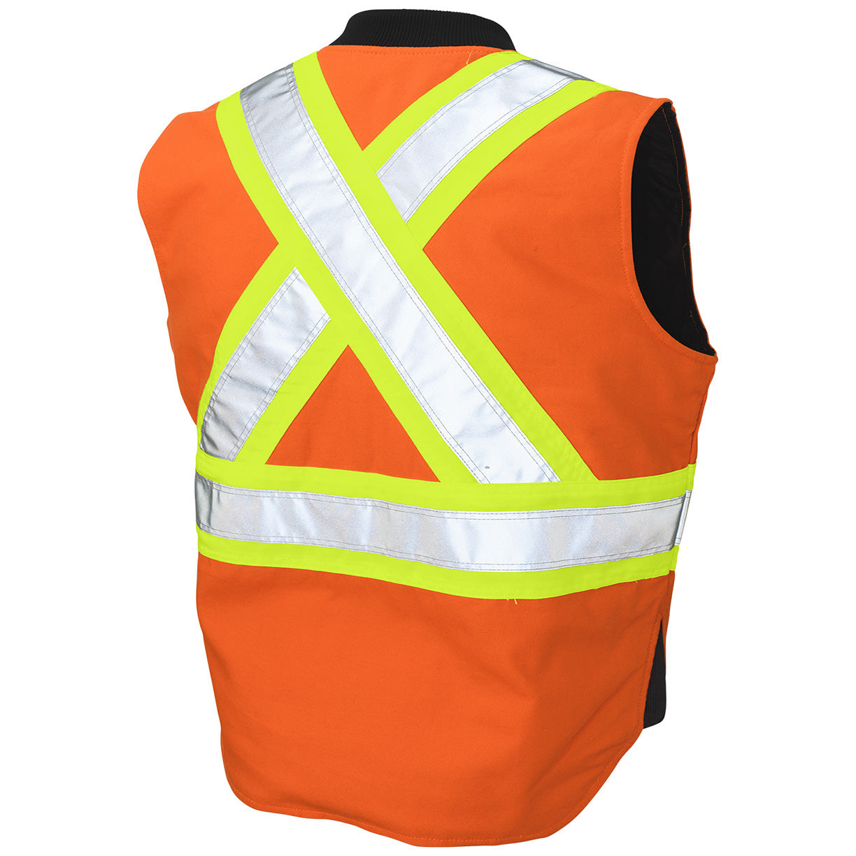 Black Safety Vests - Tough Duck - Reflective Material