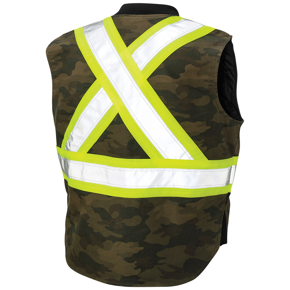 Green Camo Safety Vests - Tough Duck - Durable Design