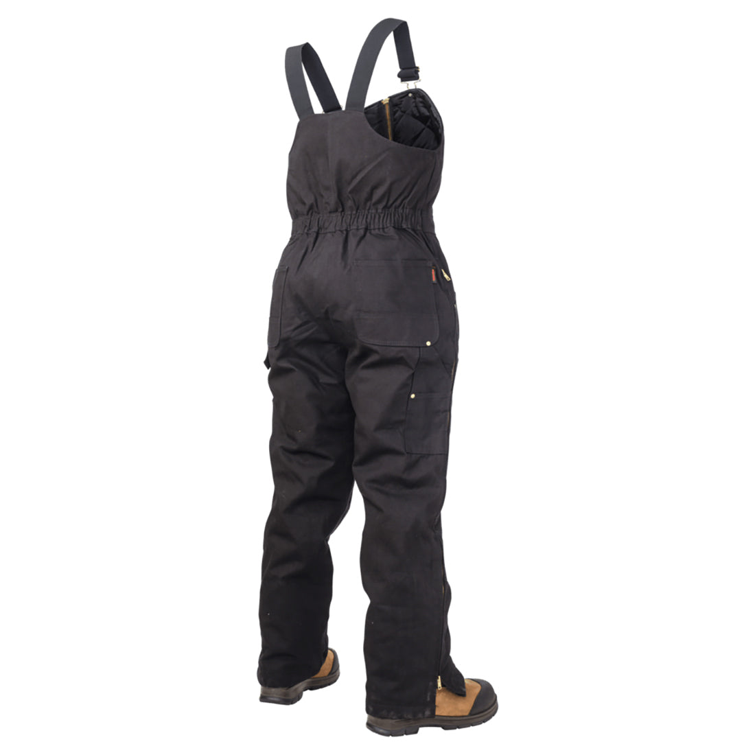 Black Insulated Overalls - Tough Duck - Durable Comfort