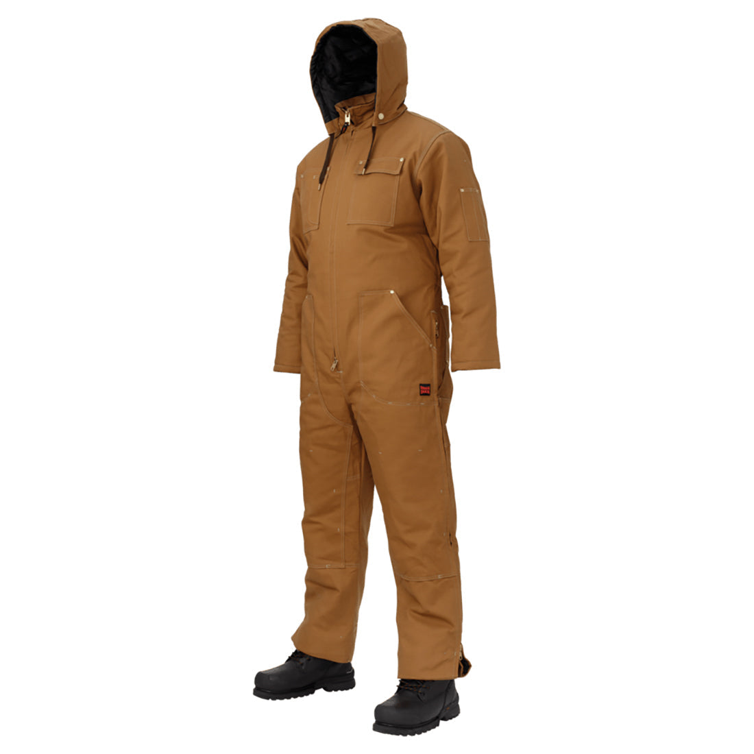 Black Insulated Coveralls - Tough Duck - Warm Protection