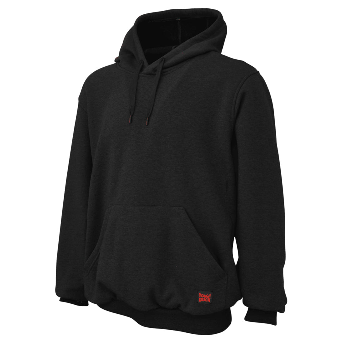 Black Fleece Hoodie - Tough Duck - Water-Repellent