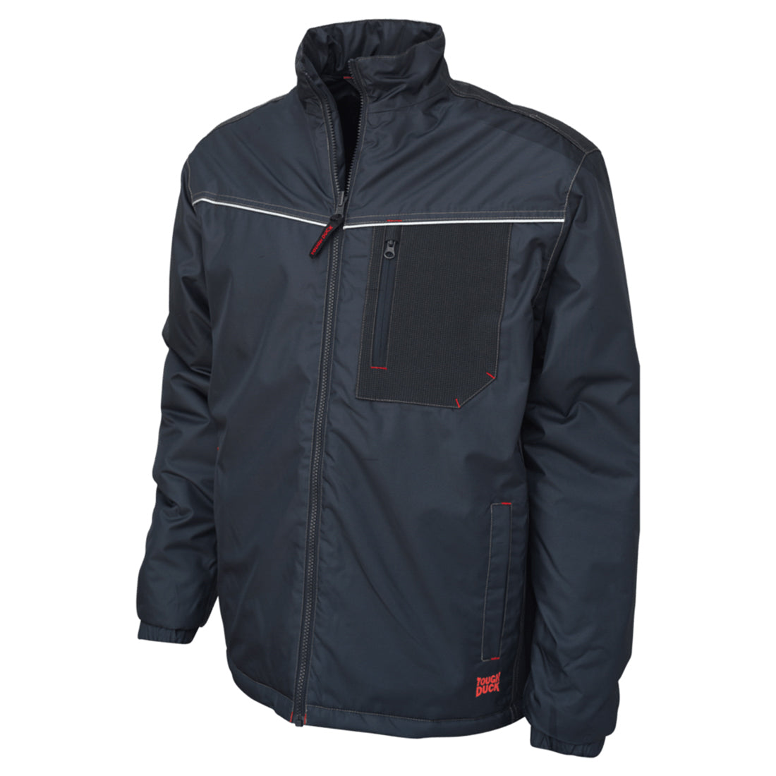 Black Insulated Jacket - Tough Duck - Waterproof Finish