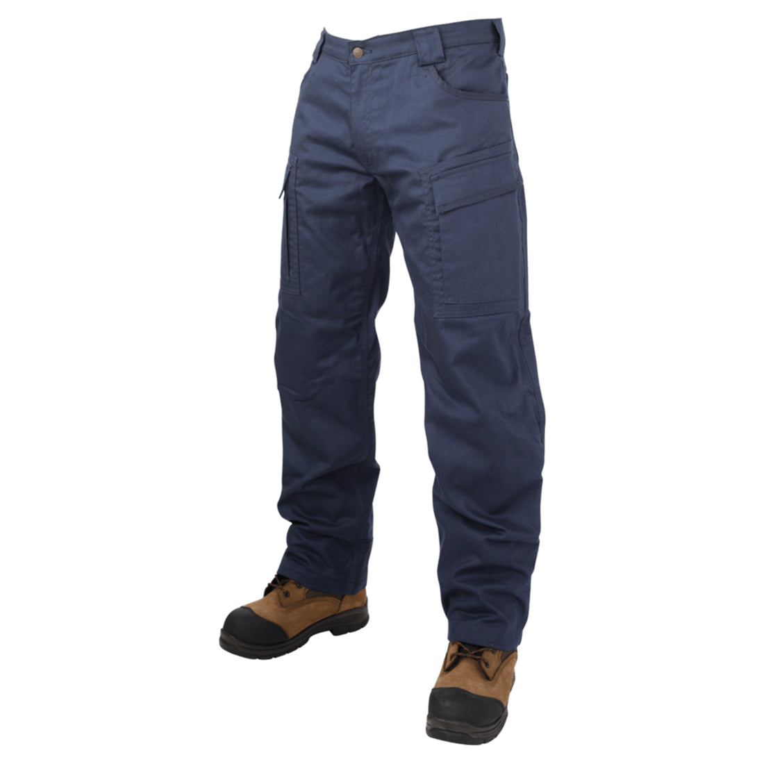 Black Pants - Tough Duck - Fleece Lined Cargo Flex