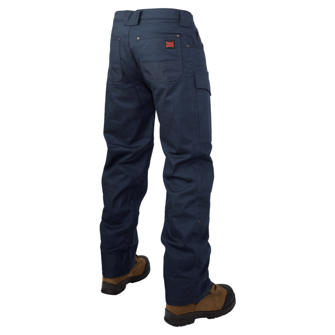 Black Pants - Tough Duck - Fleece Lined Cargo Flex