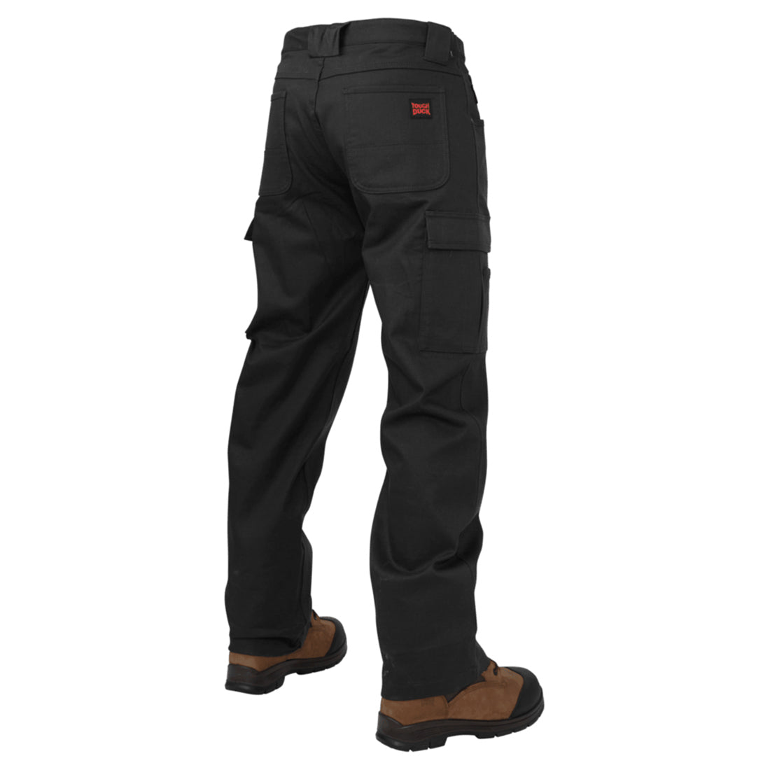 Black Pants - Tough Duck - Flex Twill Cargo Durable