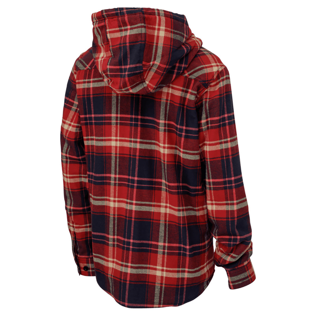 Navy Blue Plaid Sweatshirt - Tough Duck - Plush Pile